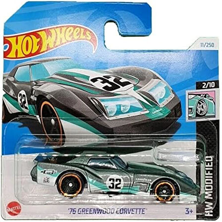 Hot Wheels Tekli Arabalar 76 Greenwood Corvette Htd67