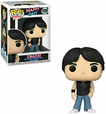Chachi Pop #1128 Pop Tv Happy Days Vinil Figür (Ecotek Pop Box Koruyucu Kılıf Dahil)
