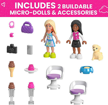 Barbie-Mega Barbie Dondurma Standı Hpn78
