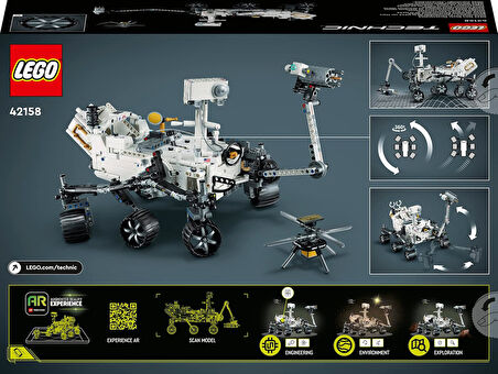 Lego® Technic Nasa Mars Rover Perseverance 42158 Oyuncak Yapım Seti (1132 Parça)