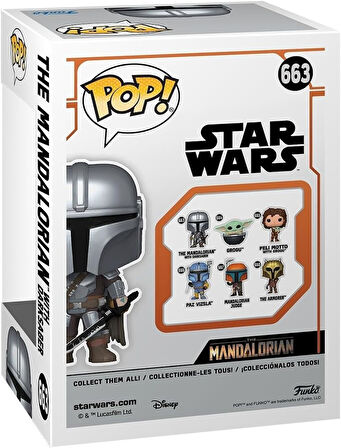 Funko Yıldız Savaşları: Mandaloryalı - Darksaber Ile Mandaloryalı