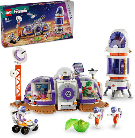 Lego Friends Mars Uzay Üssü Ve Roketi 42605-8 Yaş Ve Üzeri Çocuklar Için 4 Karakter İçeren Yaratıcı 