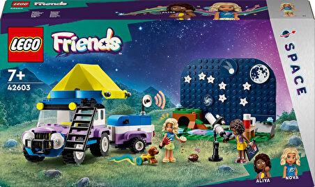 Lego Friends Yıldız Gözlemleme Kamp Aracı 42603-7 Yaş Ve Üzeri Çocuklar Için Oyuncak Teleskop İçeren