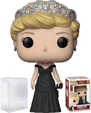 Funko Pop Royals: Kraliyet Ailesi - Diana Galler Prensesi Vinil Figür (Pop Kutusu Koruyucu Kılıf Ile