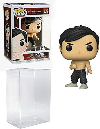 Pop Games: Mortal Kombat Liu Kang #535 Pop Action Figure (Bundled With Ecotek Protector To Protect D
