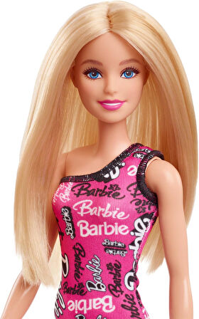 Şık Barbie - Sarışın Pembe Elbiseli