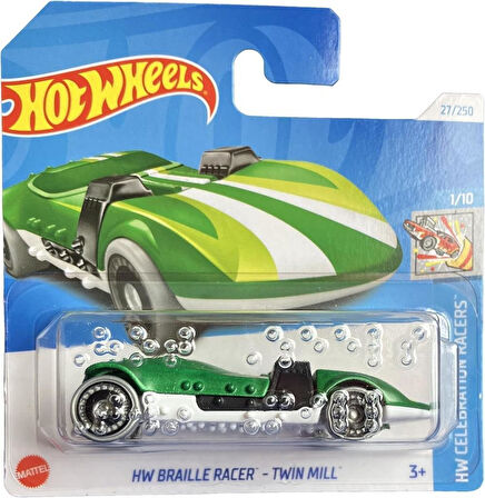 Hot Wheels Tekli Arabalar Hw Braille Racer-Twin Mill Htc99