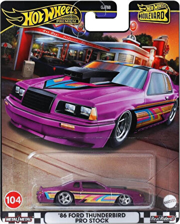 Hot Wheels Boulevard Premium Araçlar Gjt68 - Hrt72 86 Ford Thunderbird Pro Stock