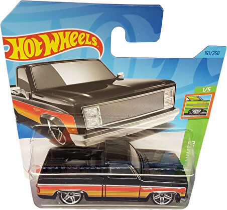 Hot Wheels - ´83 Chevy Silverado - Hw Slammed 1/5 - Hkj06 - Short Card - Gm - Pickup Truck - Mattel 