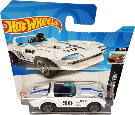Hot Wheels - Corvette Grand Sport Roadster - Hw Roadsters 3/10 - Hkk09 - Short Card - Gm - Bell - Go