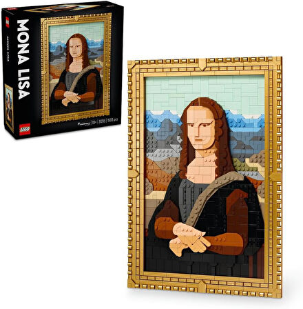 Lego Art Mona Lisa 31213 - Yetişkinler Için Dekoratif Koleksiyonluk Ve Sergilenebilir Leonardo Da Vi