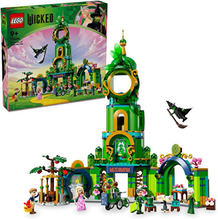 Lego Wicked Emerald City’Ye Hoş Geldiniz 75684-9 Yaş Ve Üzeri Çocuklar Için Kule Modeli, Glinda Ve E