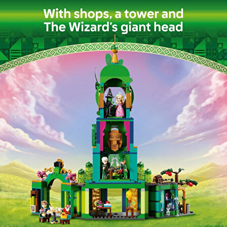 Lego Wicked Emerald City’Ye Hoş Geldiniz 75684-9 Yaş Ve Üzeri Çocuklar Için Kule Modeli, Glinda Ve E