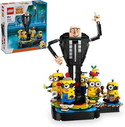 Lego Despicable Me 4 Yapım Parçalarından Gru Ve Minyonlar 75582 9 Yaş Ve Üzeri Çocuklar İçin Yaratıc