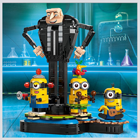 Lego Despicable Me 4 Yapım Parçalarından Gru Ve Minyonlar 75582 9 Yaş Ve Üzeri Çocuklar İçin Yaratıc