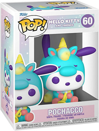 Funko Pop! Sanrio: Hello Kitty - Pochacco - Tek Boynuzlu At Partisi - Vinil Koleksiyon Figürü - Hedi