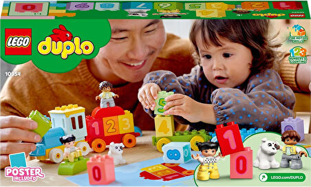 Lego Duplo İlk Sayı Treni - Saymayı Öğren 10954-18 Ay Ve Üzeri Çocuklar İçin Sayma Yetisini Geliştir