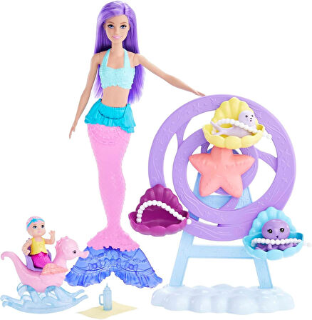 Barbie-Dreamtopia Deniz Kızı Bebek Ve Çocuk Oyun Alanı