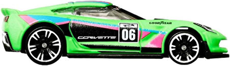 Hot Wheels Neon Yarışçılar Hlh72 - Corvette C7 Z06 Hrw81