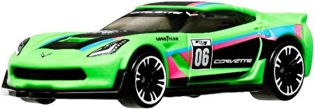 Hot Wheels Neon Yarışçılar Hlh72 - Corvette C7 Z06 Hrw81