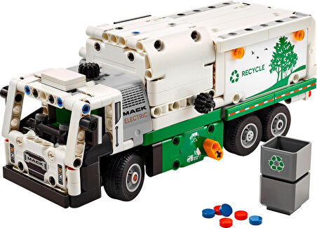 Lego Technic Mack® Lr Electric Çöp Kamyonu 42167-8 Yaş Ve Üzeri Çocuklar Için Geri Dönüşüm Temalı Ko