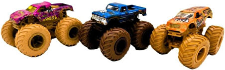 Hot Wheels Monster Trucks 3 Lü Paket Hnt79