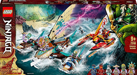 Lego Ninjago Katamaran Deniz Savaşı 71748 Yapım Seti; Katamaran Oyuncakları Içeren Ninja Oyun Seti (