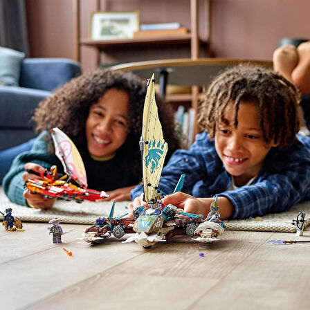 Lego Ninjago Katamaran Deniz Savaşı 71748 Yapım Seti; Katamaran Oyuncakları Içeren Ninja Oyun Seti (