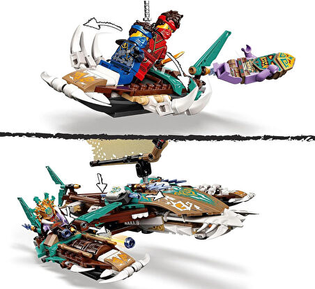 Lego Ninjago Katamaran Deniz Savaşı 71748 Yapım Seti; Katamaran Oyuncakları Içeren Ninja Oyun Seti (