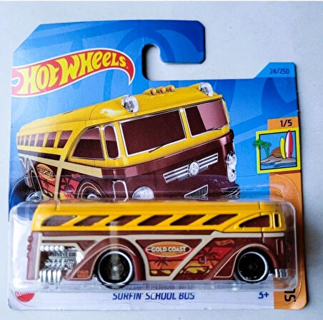 Hot Wheels Tekli Arabalar Surfin School Bus Htd58