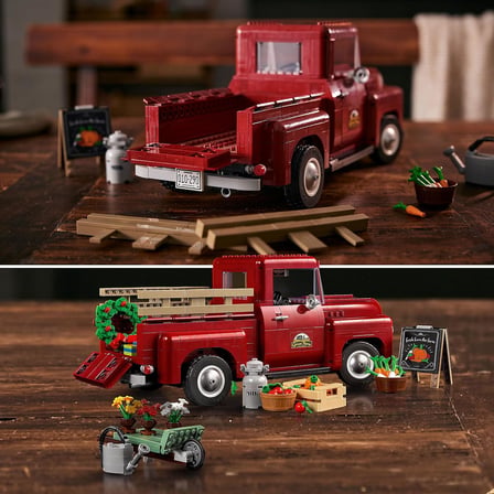 Lego® Icons Kamyonet 10290 Yetişkinler Için Yapım Seti; 1950’Lerden Orijinal Klasik Bir Kamyonet Yap