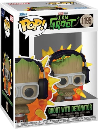 Funko Pop Figür Marvel I Am Groot: Groot W/Detonator