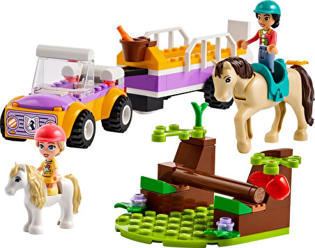 Lego Friends At Ve Midilli Römorku 42634-4 Yaş Ve Üzeri Çocuklar Için Liann Ve Zoya Minifigürü İçere