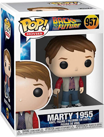 Pop Geleceğe Dönüş - Marty Mcfly 1955 Kaykay Funko Pop Ile! Vinil Figür (Uyumlu Pop Box Koruyucu Kıl