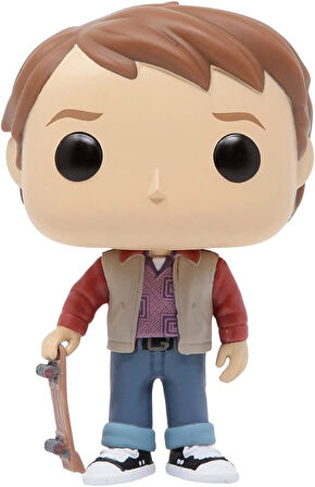 Pop Geleceğe Dönüş - Marty Mcfly 1955 Kaykay Funko Pop Ile! Vinil Figür (Uyumlu Pop Box Koruyucu Kıl