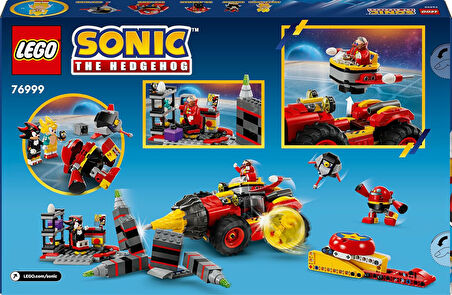 Lego Sonic The Hedgehog Super Sonic, Egg Drillster’A Karşı 76999 – 8 Yaş Ve Üzeri Çocuklar İçin Shad