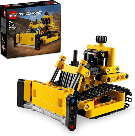 Lego Technic Ağır İş Buldozeri 42163-7 Yaş Ve Üzeri Çocuklar Için İnşaat Aracı İçerek Koleksiyonluk 
