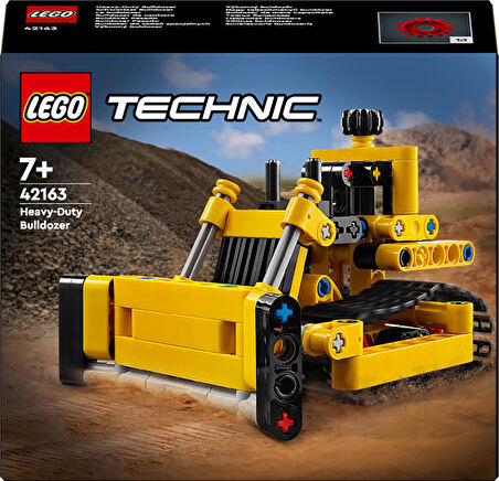 Lego Technic Ağır İş Buldozeri 42163-7 Yaş Ve Üzeri Çocuklar Için İnşaat Aracı İçerek Koleksiyonluk 