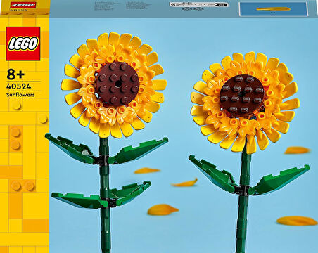 Lego Iconic Ayçiçeği 40524 - Dekoratif, Koleksiyonluk Ve Sergilenebilir Çiçek Modeli Yapım Seti (191