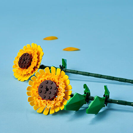 Lego Iconic Ayçiçeği 40524 - Dekoratif, Koleksiyonluk Ve Sergilenebilir Çiçek Modeli Yapım Seti (191
