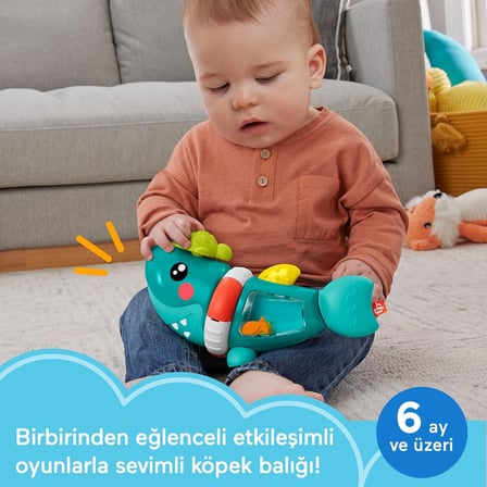 Fisher-Price Hareketli Köpekbalığı, 6 Aylık, Hjp01