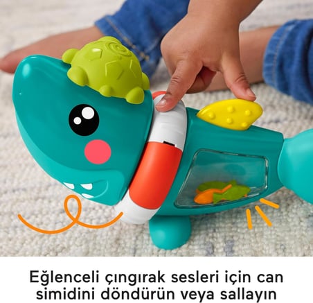 Fisher-Price Hareketli Köpekbalığı, 6 Aylık, Hjp01