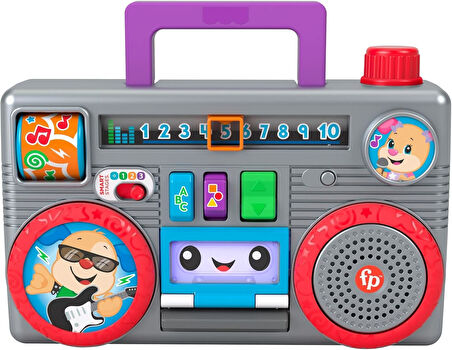 Fisher-Price Eğlen Ve Öğren Müzik Kutusu, Türkçe Konuşan Aktivite Oyuncağı, Eğitici İçerikler Sunan,
