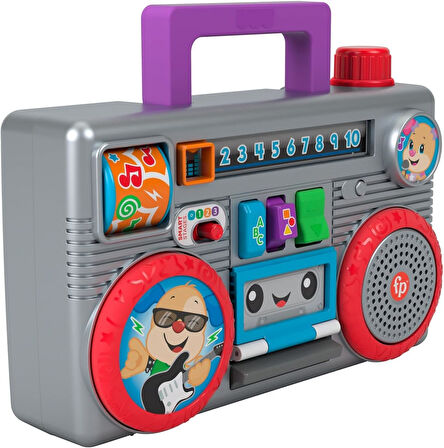 Fisher-Price Eğlen Ve Öğren Müzik Kutusu, Türkçe Konuşan Aktivite Oyuncağı, Eğitici İçerikler Sunan,