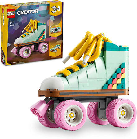 Lego Creator Retro Paten 31148-8 Yaş Ve Üzeri Çocuklar Için Mini Kaykay Ve Kasetçalar Model Seçenekl