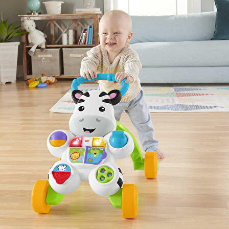 Fisher-Price Melodili Zebra Yürüteç, 6 Aylık, Dld80