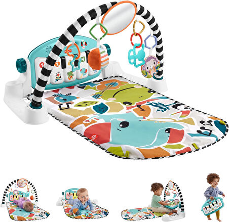 Fisher Price Sesli Ve Işıklı Neşeli Hayvanlar Piyanolu Oyun Halısı Hwy49