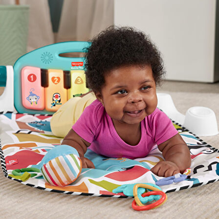 Fisher Price Sesli Ve Işıklı Neşeli Hayvanlar Piyanolu Oyun Halısı Hwy49