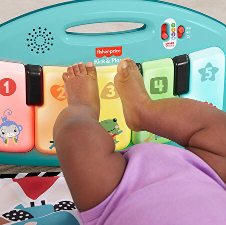 Fisher Price Sesli Ve Işıklı Neşeli Hayvanlar Piyanolu Oyun Halısı Hwy49