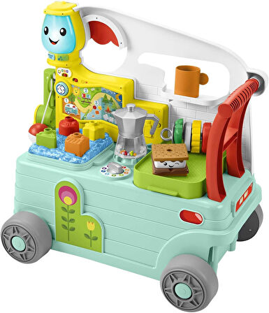 Fisher-Price Eğlen&Öğren 3’Ü 1 Arada Karavan (Türkçe Ve İngilizce), 9-36 Aylık, Hck81